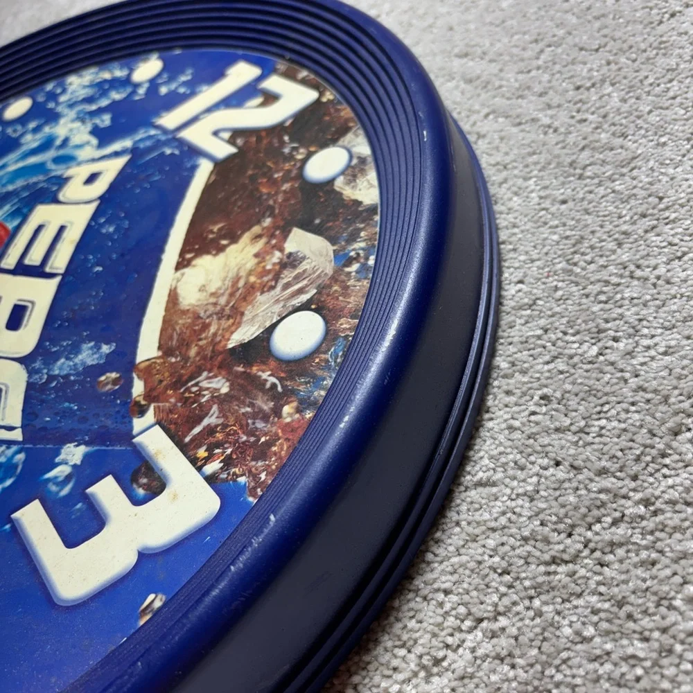 PEPSI Soda Advertising‎ Sign Clock Vintage